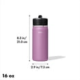 thumbnail image 2 of Botella de Agua OXO Strive Boca Ancha 500 mL con Tapa de Popote Amatista, 2 of 6