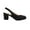 Black, variant on Where's That From Womens Edith Suede Sling Back Wide Block Heel Shoes