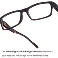 thumbnail image 3 of Readerest Blue Light Blocking Reading Glasses, UV Protection, Spring Hinges, 3 of 6