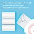 thumbnail image 4 of 3 Rouleaux de Papier d'Impression Thermique 30*57 mm Photos Questions Erronées Notes Papiers d'Impression pour Imprimante Thermique Photo Mini Portable, 4 of 8