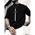 thumbnail image 1 of Way Maker Print Short Sleeve T-Shirts - Ultra-Comfy, Casual, Stretchy Crew Neck Tops with Vibrant Print - Designed Exclusively for Men, Perfect for Outdoor Activities and Everyday Wear, 1 of 6