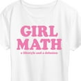 thumbnail image 3 of Instant Message - Girl Math Delusion - Women's Short Sleeve Graphic T-Shirt, 3 of 6