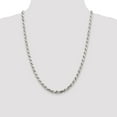 thumbnail image 3 of "Diamond2Deal Sterling Silver Diamond-Cut Rope Chain Necklace, 24"" (Unisex)", 3 of 6