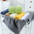 thumbnail image 5 of Cotton 6 Piece Bathroom Towel Set | 2 Bath Towels, 2 Hand Towels, 2 Washcloths Soft and Absorbent - Blue, 5 of 5