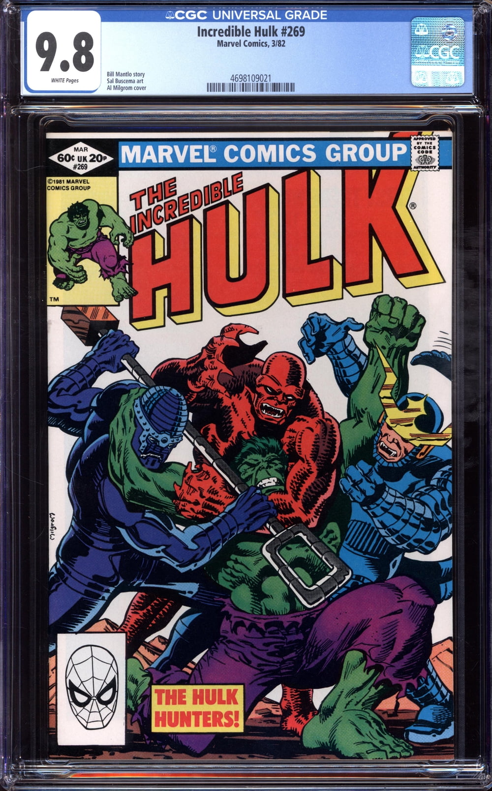 Cover of The Incredible Hulk #269