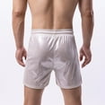 thumbnail image 6 of ZVNAΖH Silk Pajama Shorts for Men - Sleep Shorts, Pj Bottoms, Lounge Shorts, Boxer Shorts, 6 of 6
