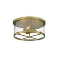 thumbnail image 2 of Z-Lite - Callista - 3 Light Flush Mount In Transitional Style-8 Inches Tall and, 2 of 2