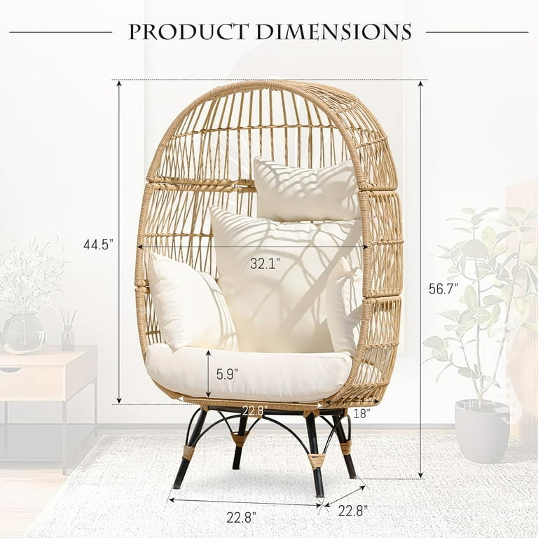 Walmart stationary 2024 egg chair