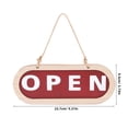 thumbnail image 5 of BESTYASH Panneau Ouvert Fermé pour Porte d'Entreprise en Bois Information Client Lot de 1, 5 of 5
