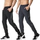 thumbnail image 2 of Pantalones para correr para hombre, pantalones deportivos reflectantes con cremallera para fútbol, pantalones deportivos de entrenamiento, pantalones deportivos para correr, pantalones de gimnasio, 2 of 5