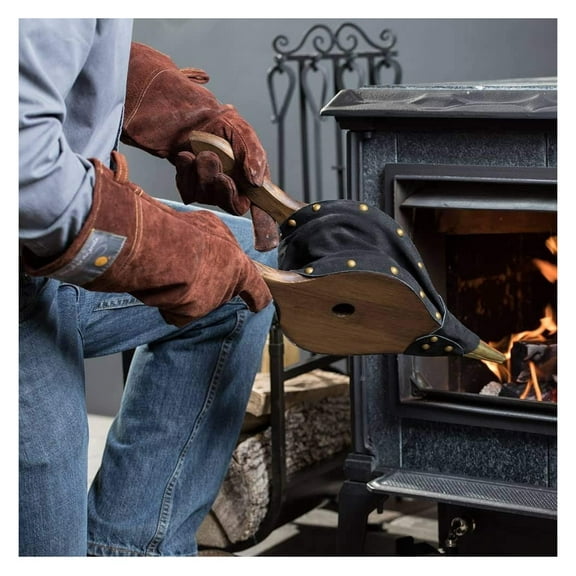 Traditional Hand Crafted Genuine Leather Hand Bellows Bring Fire to Life