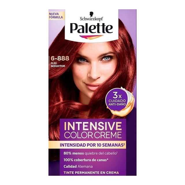 Tinte para cabello Palette Intensive Color Creme Kit Rubí Seductor 6-888 50ml