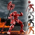 thumbnail image 3 of Detachable Weapons​​ DIY Articulated Action Figure Model - Building Block Robot with Detachable Weapons - Flexible Joints for Poseable Display Flexible Joints​​, 3 of 3