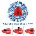 thumbnail image 4 of Microfiber Spin Mop Refills, Mop Replacement Head Compatible for Ocedar EasyWring RinseClean Spin Mop Refill 2 Tank System Only New Version Replacement, 4 of 6