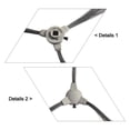 thumbnail image 4 of Mosiee For Conga 2290 Replacement Parts Side Brushes Replacement Parts 4* 4Pcs Black Package Contents Plastic Enhanced Cleanliness, 4 of 9