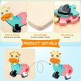 thumbnail image 4 of Puzles de madera HUOGUO Animal, paquete de 6, para niños de 1 a 3 años, 4 of 5