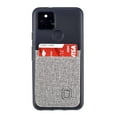 thumbnail image 6 of Dockem Google Pixel 5 Luxe M2T Wallet Case; Built-in Metal Plate, 1 Card Slot, TPU, Black/Grey, 6 of 9