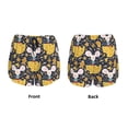 thumbnail image 6 of Uemuo Mouse Cheese Pattern Women's Athletic Shorts High Waisted Running Shorts with Liner Pockets Gym Elastic Workout Shorts-Small, 6 of 9