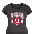 thumbnail image 3 of Marvel The Avengers - Property Of - Maternity Scoop Neck Graphic T-Shirt, 3 of 5