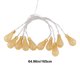 thumbnail image 3 of Guirnalda De Luces Led En Forma De Estrella Con Forma De Lgrima, Diseo Calado, Resistente Al Agua Para Uso Exterior, 100 Led, Luz Blanca Clida, Ideal Para Decoracin Navidea Y Salas De, UKHBMC, 3 of 8