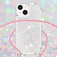 thumbnail image 3 of Funda FOXDOCK para iPhone 13 Mini con Cuerda Ajustable, Brillo Líquido, Protección Antigolpes y Lente – Ideal para Regalo, 3 of 6