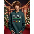 thumbnail image 3 of UNCLE LEVEL UNLOCKED Letter Print Pullover Cute&Cozy Hoodie For Kids Boys Spring Fall Winter - Keep Him Warm And Stylish!, 3 of 9
