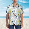 thumbnail image 2 of Susaid Japanese Carps Print Short Sleeve Shirts Button Down Casual Shirts Summer Beach Aloha Button Down Short Sleeve for Men ,Large, 2 of 7