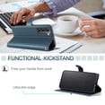 thumbnail image 3 of Samsung Galaxy S22 Plus 5G Étui, Portefeuille en Cuir Pu Couverture Rabattable Support Magnétique, 3 of 5