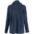 thumbnail image 3 of LEEYNEER Fuzzy Fleece Jacket Women Winter Warm Thick Sherpa Lapel Cardigan Coat Casual Fashion Long Sleeve Solid Color Plush Jacket Outwear, 3 of 5