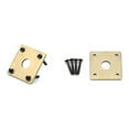 thumbnail image 3 of Electric Guitar Flat Bottom Metal Jacks Plate Square Jackplate with Screws, 3 of 8