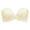 Ivory Nude, variant on Wingslove Strapless Bra for Women Underwired Push Up Full Figure Bra Multiway Carpet 8-Way Convertible Straps,Black Nude 34DD