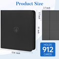 thumbnail image 3 of Carpeta Fabmaker Premium con cremallera, 12 bolsillos, 912 tarjetas, color negro, 3 of 7