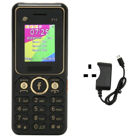 Tersalle 2G GSM Seniors Cell Phone 3 SIM Card 3600mAh Long Battery Life Unlocked Button Phone for Elderly Gifts Black UK Plug 100?240V