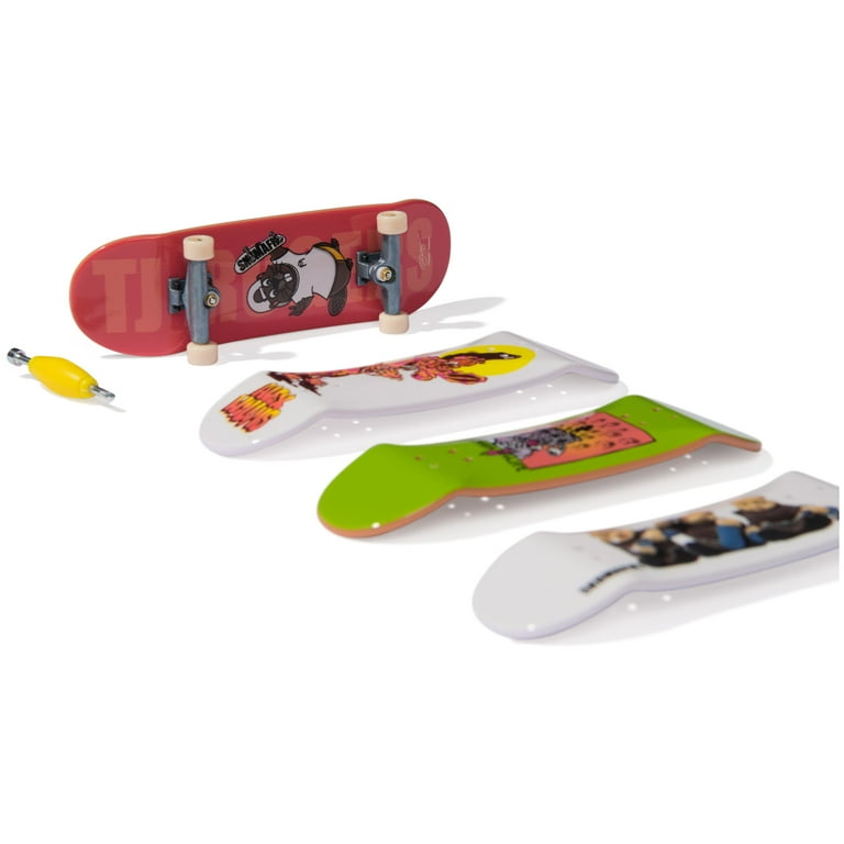 Tech Deck, Ultra DLX Fingerboard 4-Pack, SK8MAFIA Skateboards, Collectible and Customizable Mini Skateboards, Kids Toys for Ages 6 and up