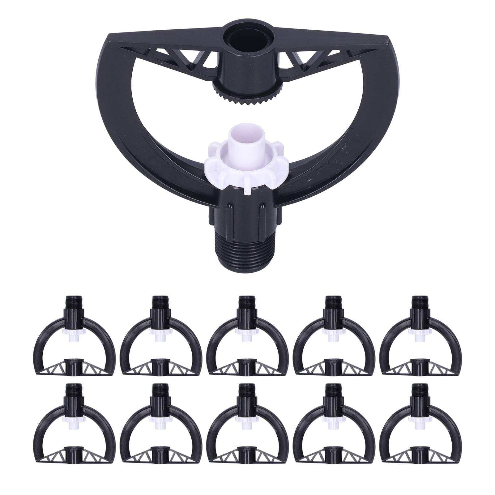 10Pcs Rotating Impact Sprinkler G3/4 Male Thread For Garden Lawn Greenhouse Irrigation