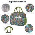 thumbnail image 4 of Lunch Bag Lunch Box for Women Reusable Insulated Lunch Bags,Water-Resistant Seaweed Sea Plants Marine Cooler Lunch Tote Bag, Large Capacity for Work Travel Picnic, 4 of 6