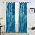 thumbnail image 6 of Coolnut Coolnut Blackout Curtain Window Curtain Panels for Apartment 84" Blue Ocean Marble Partition Room Dividers Door Curtains for Bedroom, 1 Panel, 6 of 7