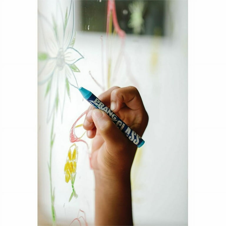 Prang Decor Glass Crayons - Assorted - 10 / Set