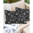 thumbnail image 6 of Black Pumpkin Halloween Throw Pillow Cover 20 x 26 Inch Decorative Pillow Cover Web Retro Animals Art Lumbar Pillowcase Seasonal Rectangle Cushion Case for Couch Sofa Bed Living Room, 6 of 7