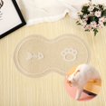 thumbnail image 4 of PiGOGI PVC Waterproof Non Slip Bath Cat Bowl Mat for Bathroom Floor, Pet Food Dish Litter Box Mat, Safe Sustainable Bath Mats for Cats Dogs, 17.71x10.23in, 4 of 6