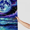 thumbnail image 3 of Orinice Moon Cactus Space Art Bathroom Decor Set with Hooks, Luxurious Graphic Print Polyester Fabric Shower Curtain, Chic Modern Design, Waterproof, Machine Washable 36x72, 3 of 7