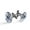 Color 2, variant on Men's Classic Stainless Steel, Blue Camouflage Skulls Pattern Cufflinks Business Wedding Shirts, Black