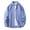 Blue, variant on felwors Mens Striped Trendy Long Sleeve Shirt Lightweight Casual Button Front Shirt Grey for Size XXXL