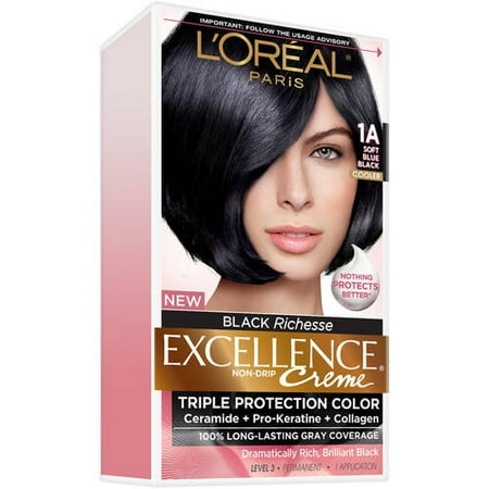 l oreal hair color 1b blue black cooler excellence creme richesse level3 ebay l oreal excellence creme hair color 1b blue black 1 kit walmart l oreal hair color 1b blue black cooler excellence creme richesse level3 ebay l oreal excellence creme hair color 1b blue black 1 kit walmart