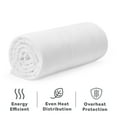 thumbnail image 4 of Sunbeam Quilted Electric Heated Mattress Pad 12 Heat Settings Auto Shut-Off Fast Heating White Twin 39 x 75, 4 of 20