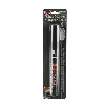 Uchida Bistro Chalk Marker, Broad, Carded Packaging, Black