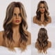 thumbnail image 5 of Xihbxyly Palets de liquidación en venta Peluca de cabello ondulado con rizos degradados de color marrón para mujer, 5 of 7