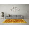 thumbnail image 3 of Ahgly Company Indoor Rectangle Medallion Yellow Traditional Area Rugs, 4' x 6', 3 of 4