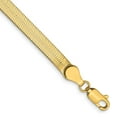 thumbnail image 6 of 14K Yellow Gold 4.0mm Silky Herringbone Chain, 6 of 6