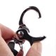 thumbnail image 4 of 6Pcs Silver 28mm Rope Barrier Stopper Cord End Caps Heavy Duty Hanging Hook with Self Closing Clasp, 4 of 5